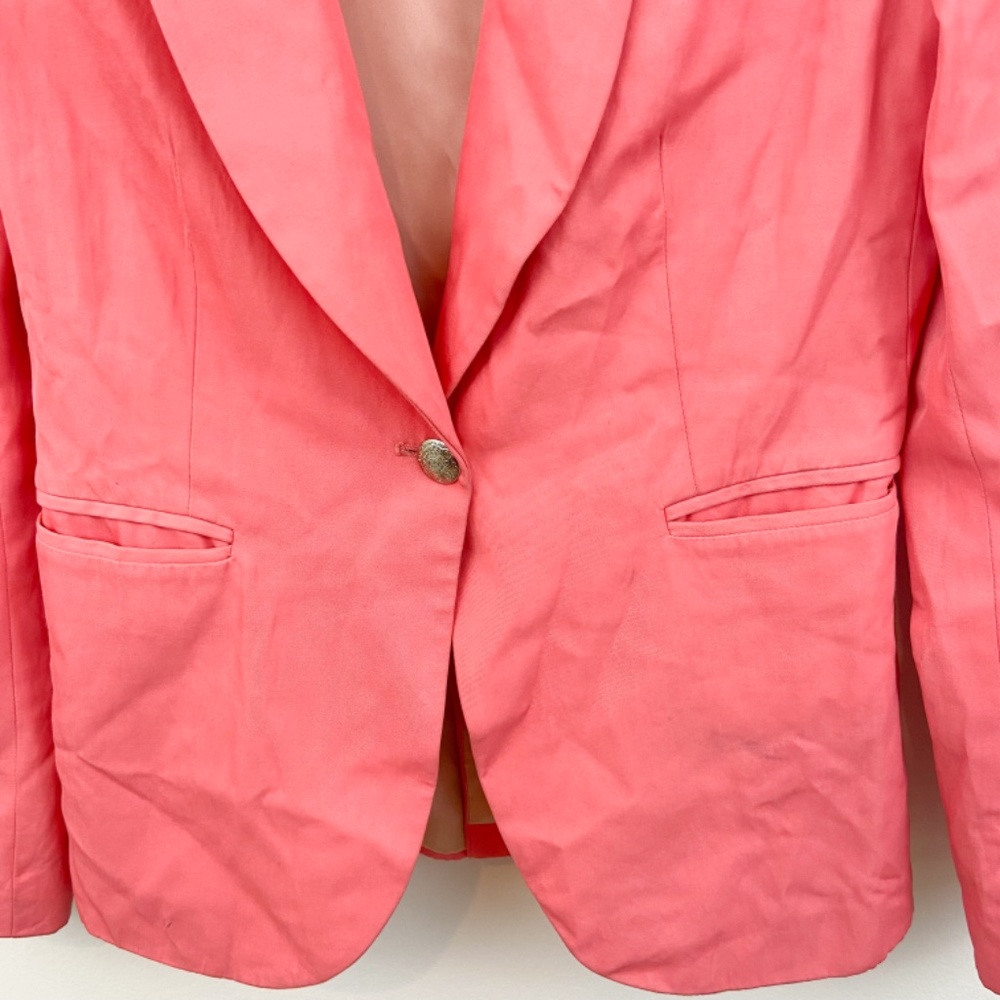 Zara women pink double breasted chic blazer Sz S - Picture 3 of 12